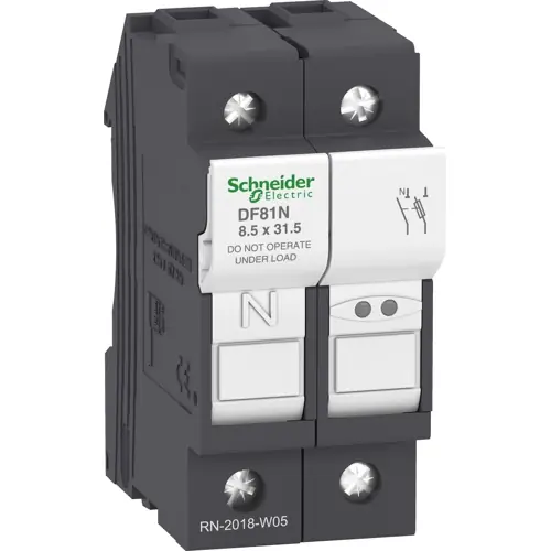 Schnäppchen Sicherungshalter, 8,5 x 31,5 mm, 25 A, 400 V, DIN-Schiene, DF81N