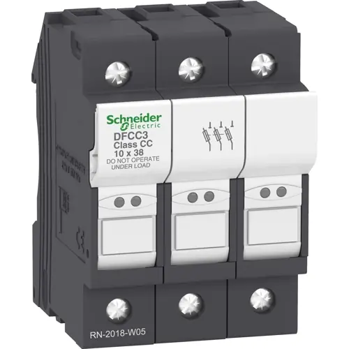 Sicherungshalter, 30 A, 600 V, DIN-Schiene, DFCC3 Rabatt