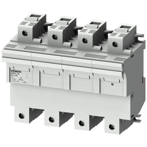 Sicherungshalter, 22 x 58 mm, 100 A, 690 V, DIN-Schiene, 3NW7261 Bestseller