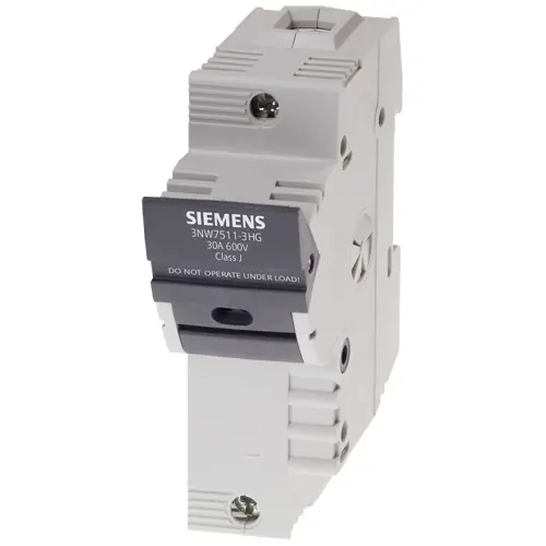 Sicherungshalter, Klasse J, 30 A, 600 V, DIN-Schiene, 3NW7511-3HG Preisreduziert