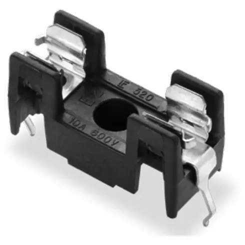 Markenprodukt Sicherungshalter, 5 x 20 mm, 10 A, 600 V, Leiterplattenmontage, 05200101Z
