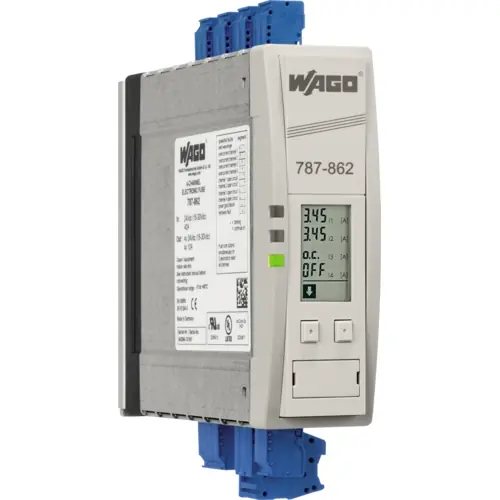 Schutzschalter, elektronisch, 4-polig, T-Charakteristik, 10 A, 24 V (DC), Push-in, DIN-Schiene, IP20, 787-862 Direkt Vom Hersteller