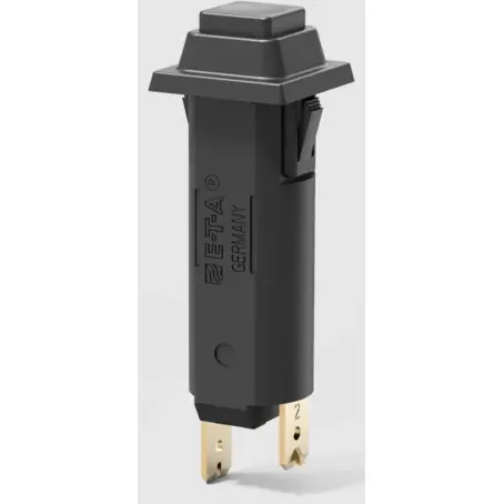 Schutzschalter, thermisch, 1-polig, M-Charakteristik, 16 A, 50 V (DC), 250 V (AC), Flachstecker 6,3 x 0,8 mm, Snap-in, IP40, 1110-F112-P1M1-16A Preiswert