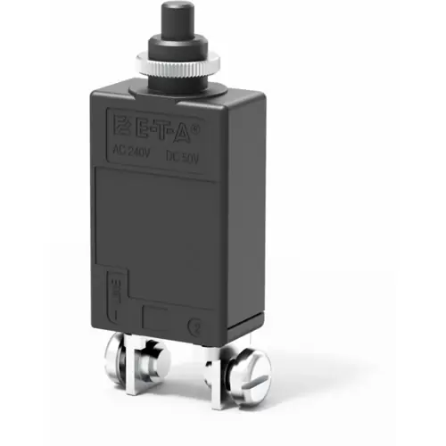 Must-Have Schutzschalter, thermisch, 1-polig, M-Charakteristik, 40 A, 50 V (DC), 240 V (AC), Schraubanschluss, Gewindebefestigung, IP40, 4130-G411-K4M1-40A