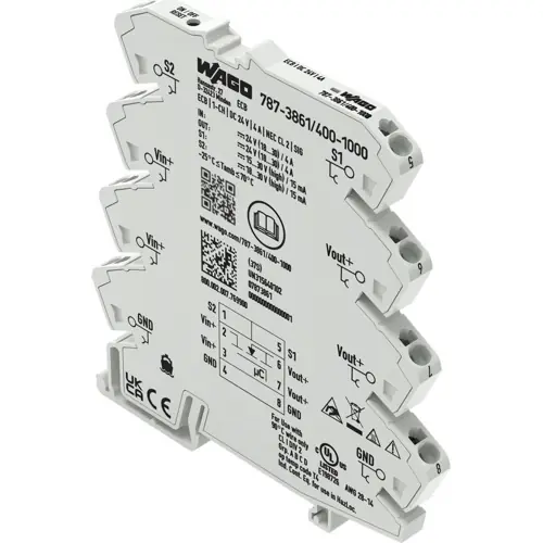 Highlight Schutzschalter, elektronisch, 1-polig, 4 A, 24 V (DC), Push-in, DIN-Schiene, IP20, 787-3861/400-1000