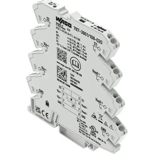 Finale Aktion Schutzschalter, elektronisch, 1-polig, 8 A, 24 V (DC), Push-in, DIN-Schiene, IP20, 787-3861/108-020