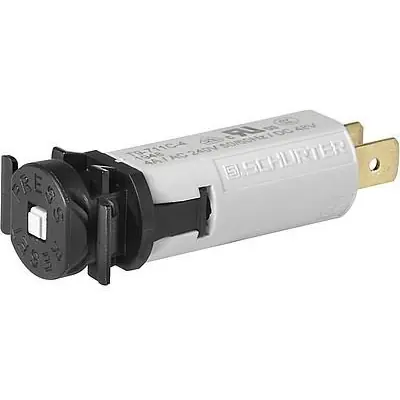 Schutzschalter, 1-polig, T-Charakteristik, 10 A, 48 V (DC), 240 V (AC), Flachstecker 6,3 x 0,8 mm, Snap-in, IP40, 4404.0032 Garantierte Lieferung