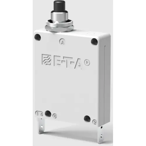 Zertifiziert Schutzschalter, thermisch-magnetisch, 1-polig, 16 A, 65 V (DC), 240 V (AC), Flachstecker 6,3 x 0,8 mm, Zentralbefestigung, IP40, 3400-IG2-P10-16A