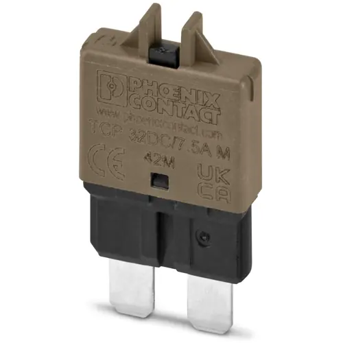 Rabatt Geräteschutzschalter, thermisch, 1-polig, 7.5 A, 32 V (DC), Steckbar, auf Basiselement, IP30, 1499966