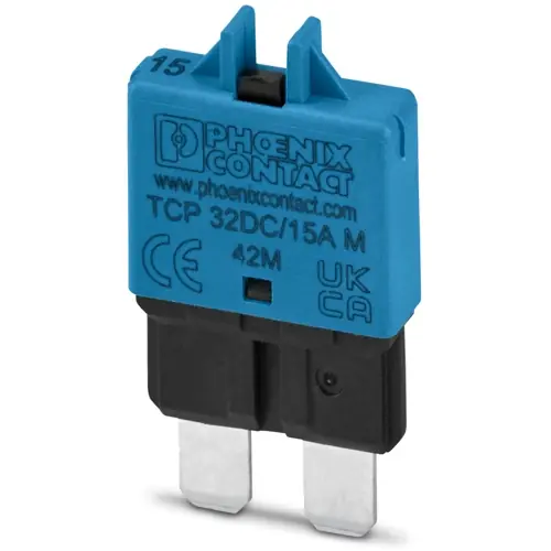 Neue Ware Geräteschutzschalter, thermisch, 1-polig, 15 A, 32 V (DC), Steckbar, auf Basiselement, IP30, 1499968