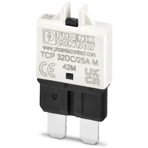 Kostenloser Versand Geräteschutzschalter, thermisch, 1-polig, 25 A, 32 V (DC), Steckbar, auf Basiselement, IP30, 1499972