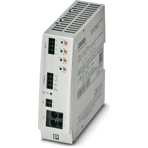 Markenprodukt Geräteschutzschalter, elektronisch, 1-polig, 0.5 A, 24 V (DC), Push-in, DIN-Schiene, IP20, 2905743