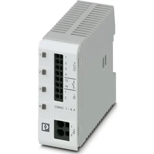 Geräteschutzschalter, elektronisch, 1-polig, 4 A, 24 V (DC), Push-in, DIN-Schiene, IP20, 2906031 Direktkauf