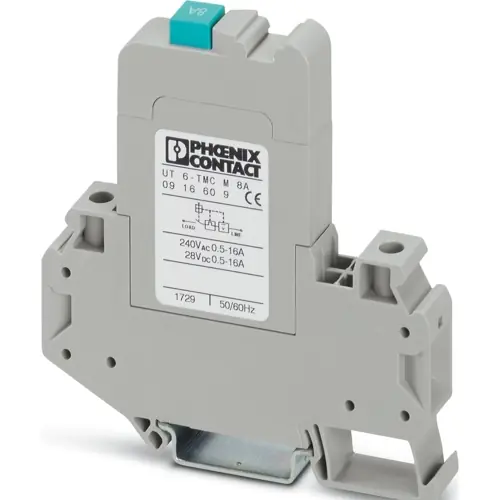 Schutzschalter, thermisch-magnetisch, 1-polig, 8 A, 240 V (AC), Schraubanschluss, DIN-Schiene, IP40, 0916609 Schneller Versand