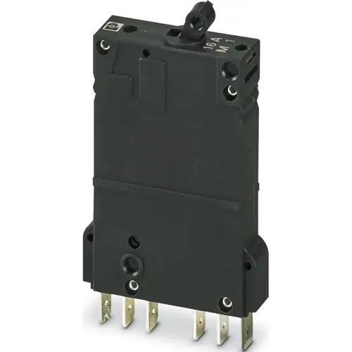 Schutzschalter, thermisch-magnetisch, 1-polig, 16 A, 250 V (AC), Flachstecker, IP30, 0915852 Knallerangebot