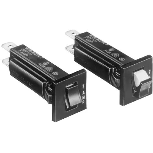 Sonderangebot Schutzschalter, thermisch, 1-polig, 5 A, 32 V (DC), 250 V (AC), Flachstecker 6,35 mm, Snap-in, 3-1393250-8