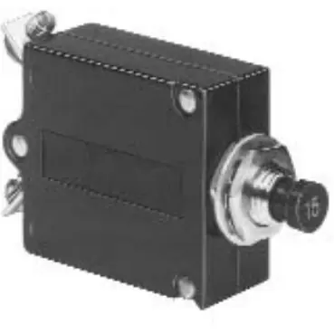 Schutzschalter, thermisch, 1-polig, 1 A, 50 V (DC), 240 V (AC), Schraubanschluss, Panelmontage, 6-1393246-4 Top-Seller