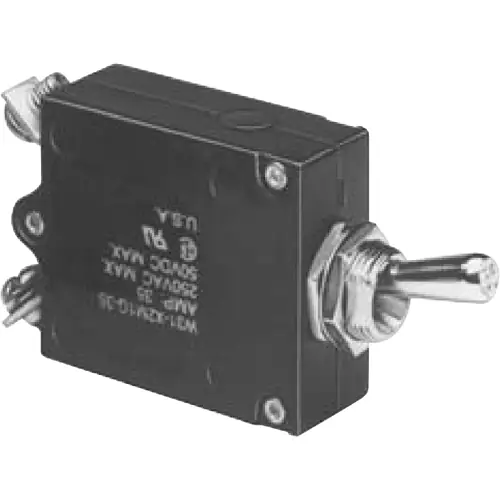 Schutzschalter, thermisch, 1-polig, 35 A, 50 V (DC), 240 V (AC), Schraubanschluss, Panelmontage, 3-1393247-9 Jetzt Bestellen