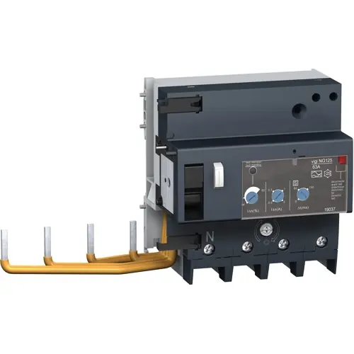 Echt FI-Block, 4-polig, 63 A, 30 mA, Typ A, 415 V, 19015