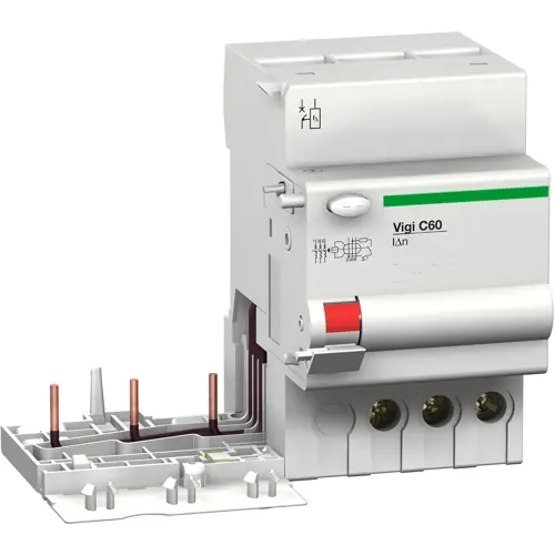 FI-Block, 3-polig, 63 A, 30 mA, Typ AC, 230/400 VAC, M9V11363 Echt