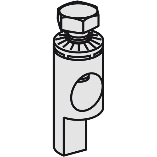 Klemme, rückseitiger Anschluss, für Schutzschalter C120/C60H-DC/iDPN, 18528 Schneller Versand