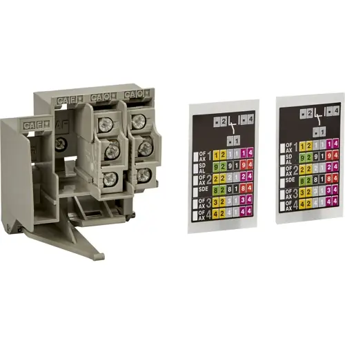 Letzte Chance Hilfsschalter, 2 Öffner + 2 Schließer, für Compact NS630b..1600, 33883