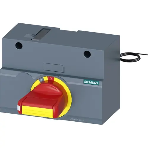 Geprüft Frontdrehantrieb, Not-Aus, für 3VA12, 3VA9257-0EK17