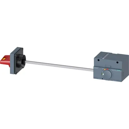 Abverkauf Drehbetätiger, 75 mm, Not-Aus, Seitenwandmontage, für 3VA12, 3VA9257-0PK17