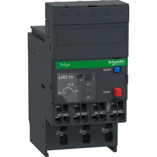 Motorschutzrelais, 3-polig, 9 bis 13 A, Federzugklemmen, LRD163 Top-Preis