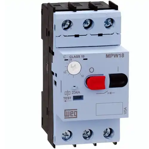 Motorschutz-Leistungsschalter, 3-polig, 1,6 bis 2,5 A, 18 A, Schraubanschluss, 12429369 Neue Kollektion