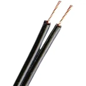 PVC-Zwillingslitze, Cableline, 0,75 mm², 196 x 0,07 mm, schwarz, 60.7453-10021 Kostenloser Versand