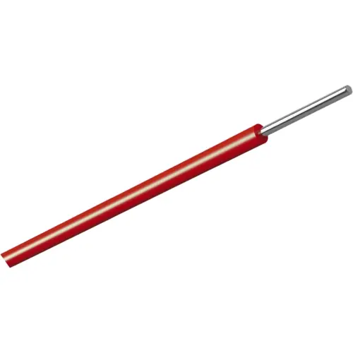 ETFE-Wire-Wrap-Draht, 7Y ETFE, 0,21 mm², AWG 24, rot, Außen-Ø 1,01 mm, 370102408 Neue Ware