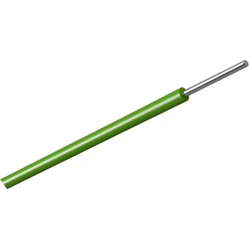 Kracherpreis ETFE-Wire-Wrap-Draht, 7Y ETFE, 0,05 mm², AWG 30, grün, Außen-Ø 0,58 mm, 370103003