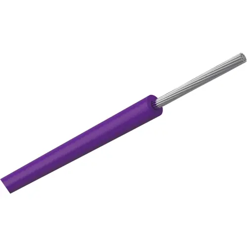 Versand Am Gleichen Tag PVC-Schaltlitze, LiYv, 0,75 mm², 24 x 0,2 mm, violett, Außen-Ø 2 mm, 060107510
