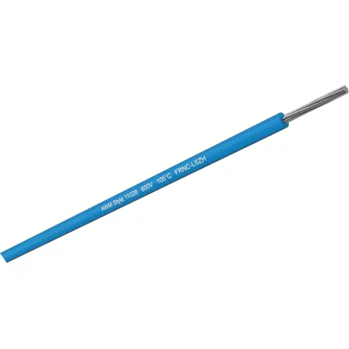 Direktkauf mPPE-Schaltlitze, halogenfrei, UL-Style 11028, 0,56 mm², AWG 20, 7 x 0,32 mm, blau, Außen-Ø 1,55 mm, 090200707