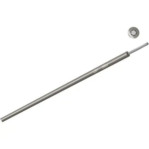 PTFE-Schaltlitze, Li5Y_250V, 0,13 mm², AWG 26, 7 x 0,16 mm, grau, Außen-Ø 0,74 mm, 570702605 Neu Im Sortiment