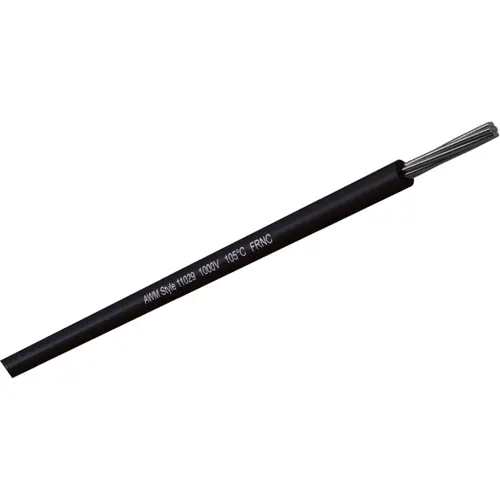 Ausverkauf mPPE-Schaltlitze, halogenfrei, UL-Style 11029, 0,88 mm², AWG 18, 19 x 0,254 mm, schwarz, Außen-Ø 2 mm, 098181909