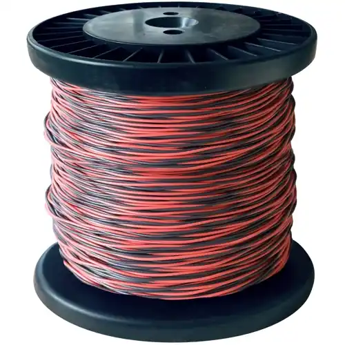 PVC-Schaltdraht, Yv, 2 x 0,6 mm, rot/schwarz, Außen-Ø 1,1 mm, BYB-5-92F423 Markenprodukt