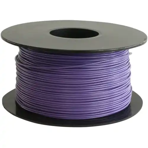PVC-Schaltdraht, Yv, 1 x 0,5 mm, violett, Außen-Ø 1,1 mm, BYB-5-92F450 Sonderaktion