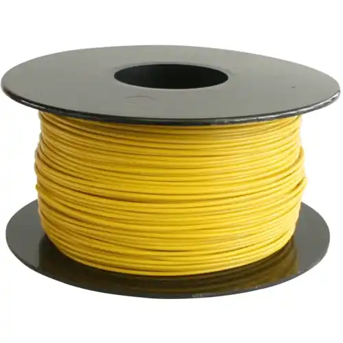 PVC-Schaltdraht, Yv, 1 x 0,5 mm, gelb, Außen-Ø 1,1 mm, BYB-5-92F455 Aktuell