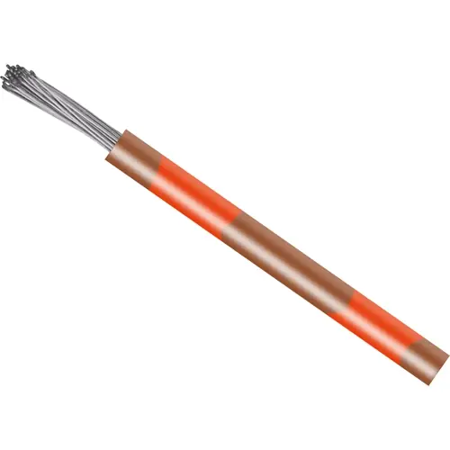 PVC-Schaltlitze, hochflexibel, LiYv, 0,14 mm², 18 x 0,1 mm, braun/rot, Außen-Ø 1,1 mm, BYB-5-92F5391 Bestseller