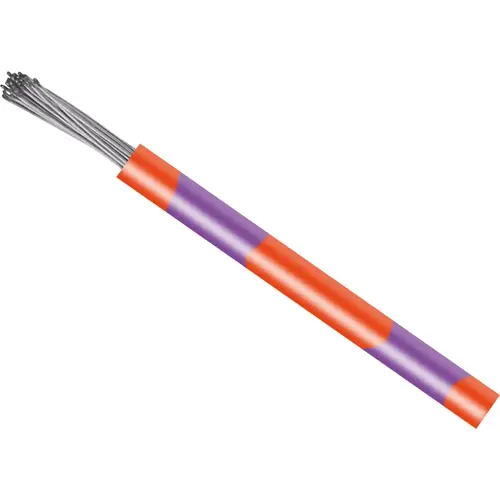 Mega-Angebot PVC-Schaltlitze, hochflexibel, LiYv, 0,14 mm², 18 x 0,1 mm, rot/violett, Außen-Ø 1,1 mm, BYB-5-92F5398