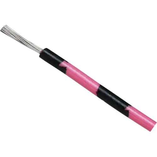 PVC-Schaltlitze, hochflexibel, LiYv, 0,14 mm², 18 x 0,1 mm, schwarz/rosa, Außen-Ø 1,1 mm, BYB-5-92F548 Bestseller