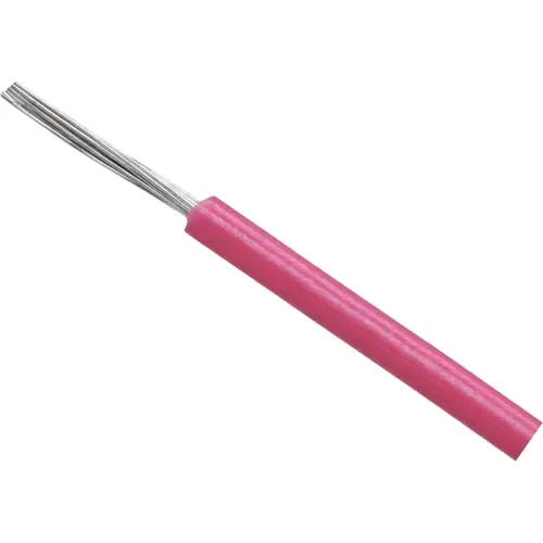 Garantierte Lieferung PVC-Schaltlitze, hochflexibel, LiYv, 0,25 mm², 14 x 0,15 mm, rosa, Außen-Ø 1,3 mm, BYB-5-92F5630