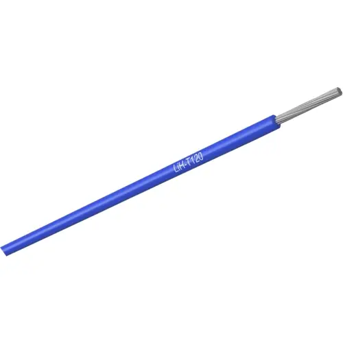 Highlight TPE-E-Schaltlitze, halogenfrei, LiH-T120, 0,5 mm², 64 x 0,1 mm, blau, Außen-Ø 1,5 mm, 065005007