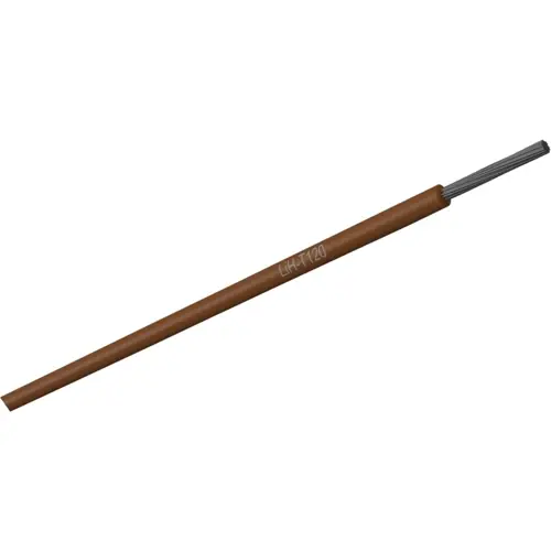 Abverkauf TPE-E-Schaltlitze, halogenfrei, LiH-T120, 0,75 mm², 24 x 0,2 mm, braun, Außen-Ø 1,7 mm, 065007502