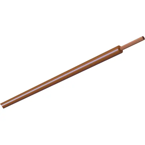 Beliebt PVC-Schaltlitze, höchstflexibel, LifY, 0,5 mm², 256 x 0,05 mm, braun, Außen-Ø 2 mm, 160105002