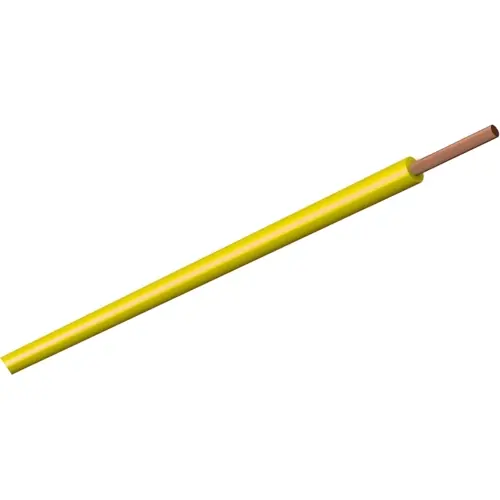 Kostenloser Versand PVC-Schaltlitze, höchstflexibel, LifY, 0,75 mm², 384 x 0,05 mm, gelb, Außen-Ø 2,2 mm, 160107504