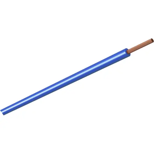 PVC-Schaltlitze, höchstflexibel, LifY, 2,5 mm², 651 x 0,07 mm, blau, Außen-Ø 3,8 mm, 160125007 Begrenztes Angebot