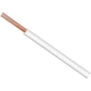 Silikon-Schaltlitze, hochflexibel, halogenfrei, SiF, 2,5 mm², weiß, Außen-Ø 3,4 mm, 23705 Meistverkauft